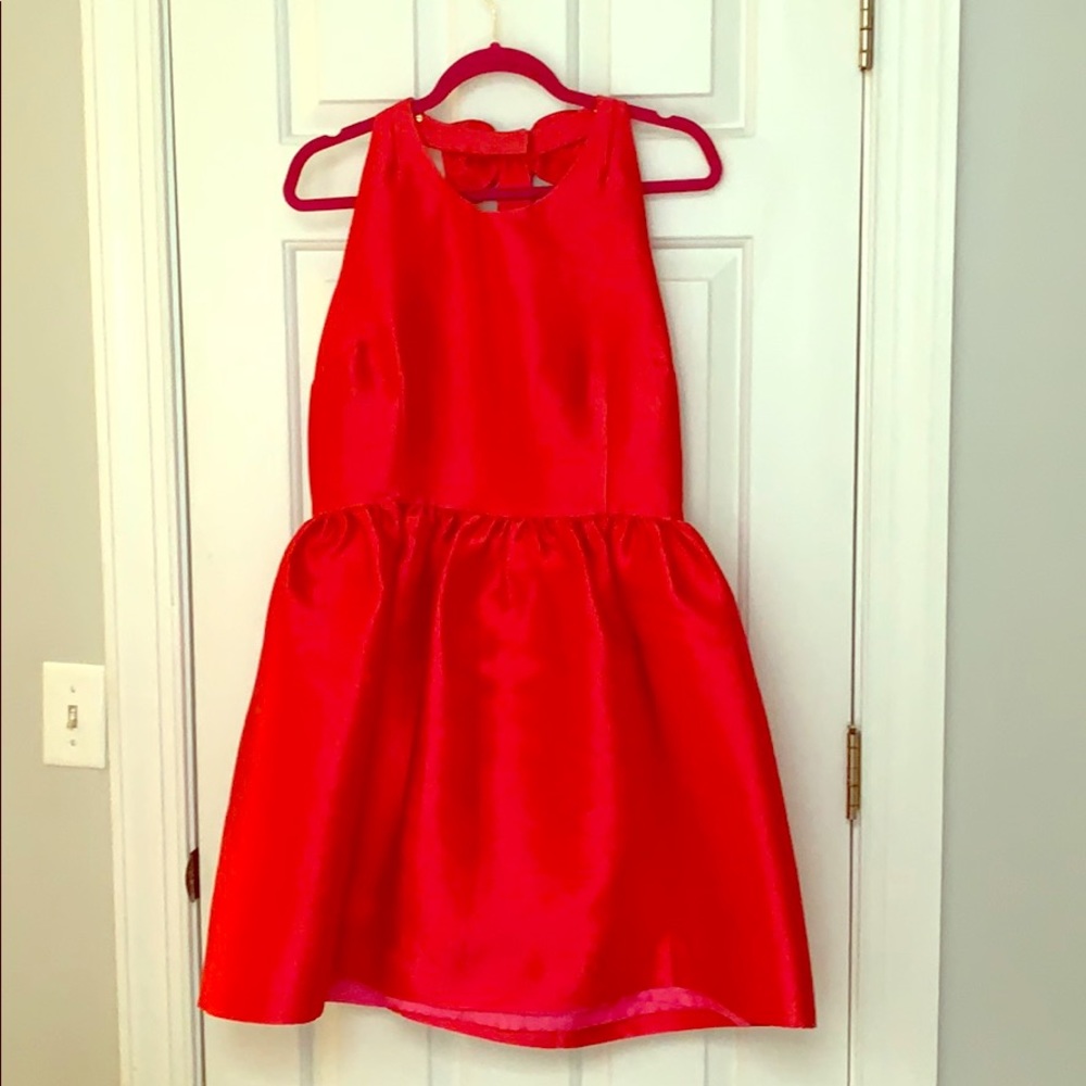 Kate Spade Bow Back Red Cupcake Dress